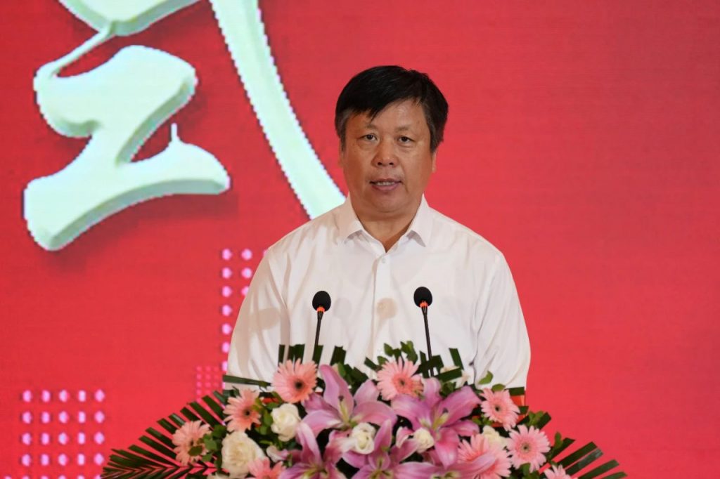 亿杰宛鸣总经理张屾在山东能源西北矿业首个科创平台揭牌上发言