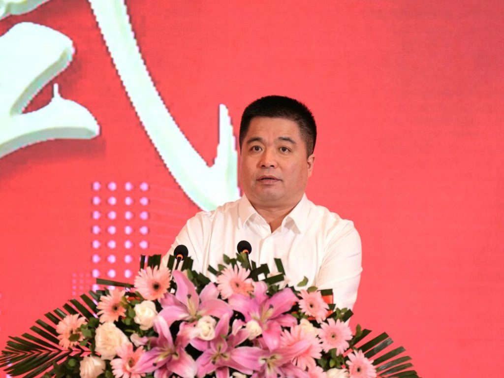 亿杰宛鸣总经理张屾在山东能源西北矿业首个科创平台揭牌上发言