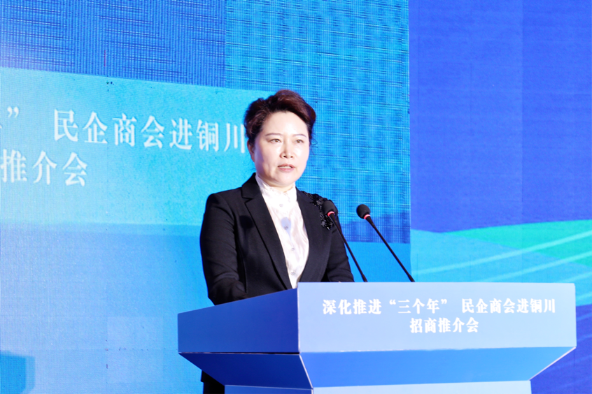 民企商会进铜川招商会召开 陈高志作为企业家代表接受专访